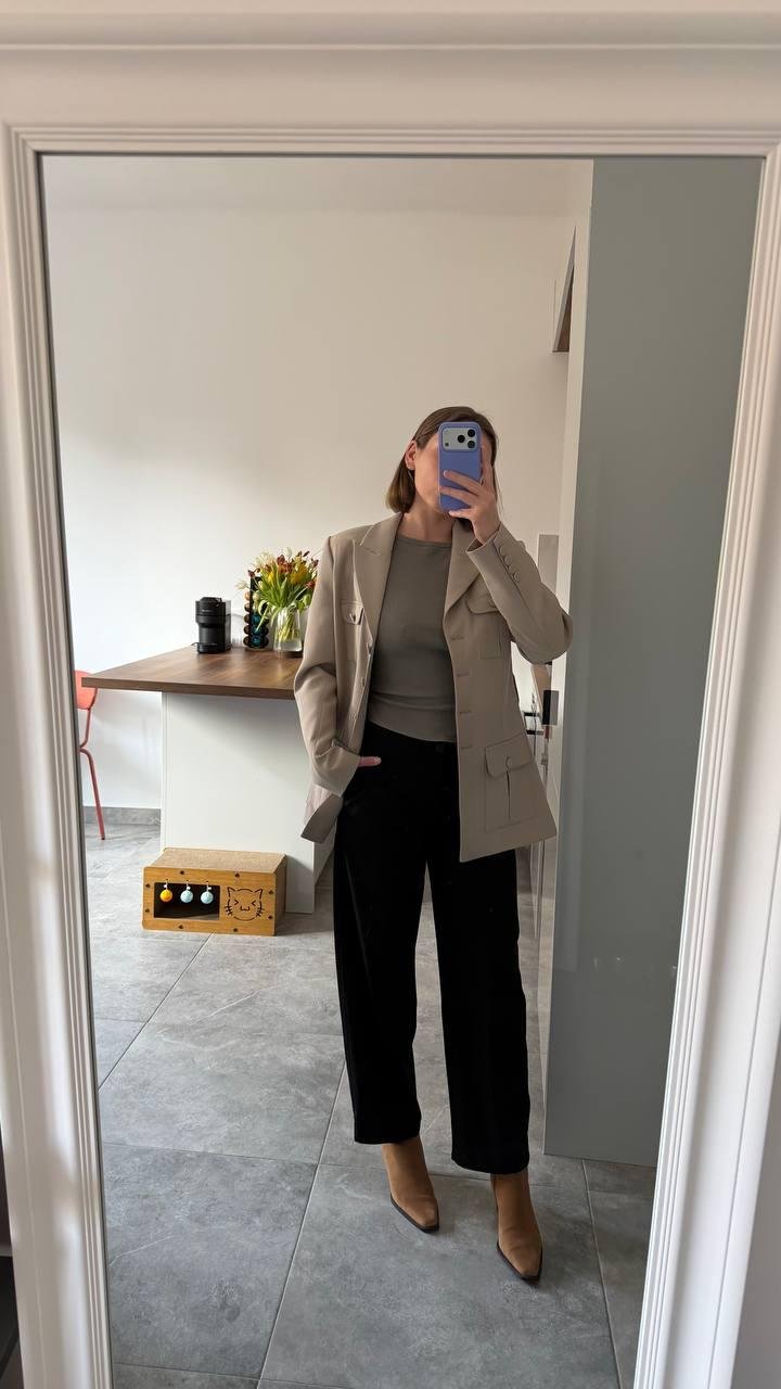 Blazer gris-beige Zara, talla 36 — Belgrado, Serbia Blazer gris-beige Zara, talla 36 — Belgrado, Serbia