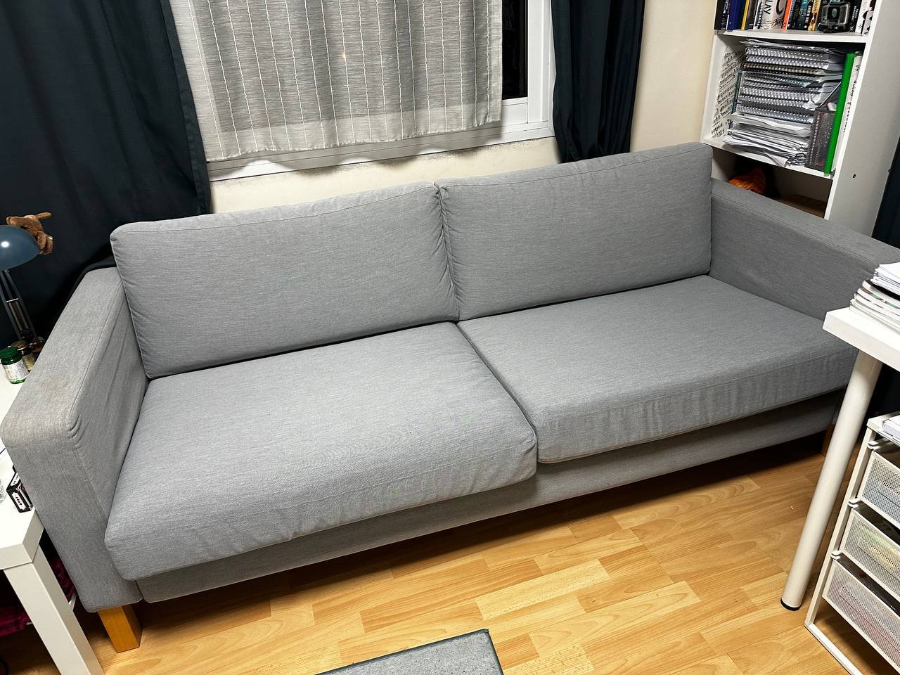 Grey 3-seater sofa 205 cm (non-folding) — — — — Limassol, Cyprus