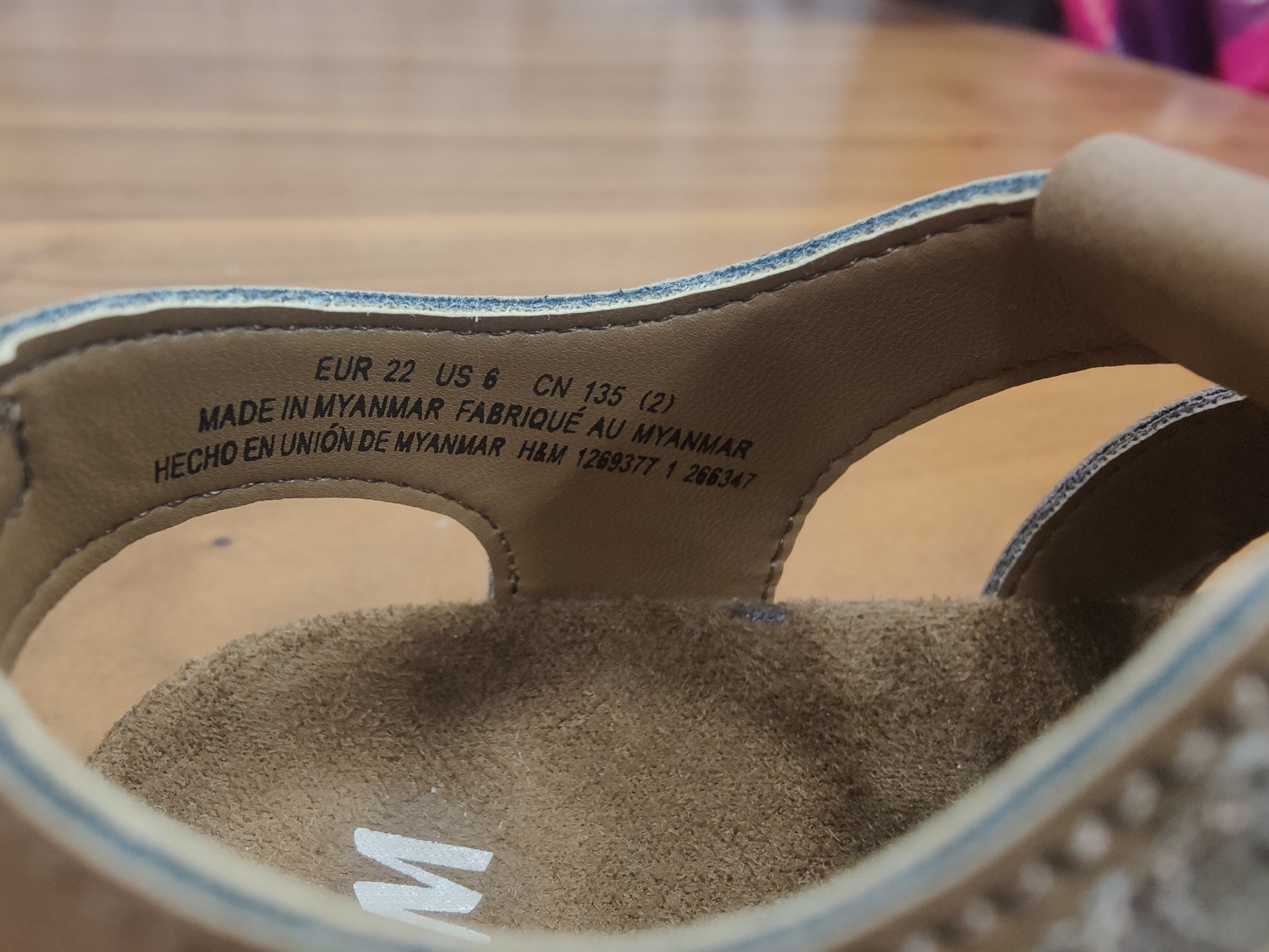 H&M sandals, new, size 22 — new — Yerevan, Armenia