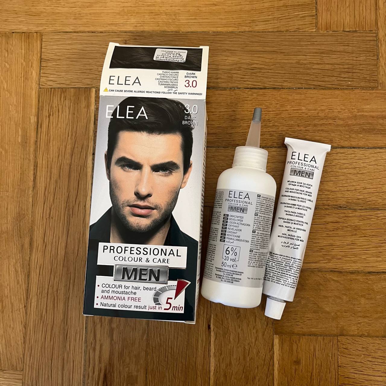 Hair and beard dye (dark brown) — Novi Sad, Serbia