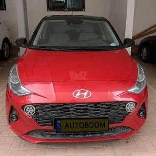 Hyundai i10 2023 Supreme ruby red robot — Tel Aviv, Israel