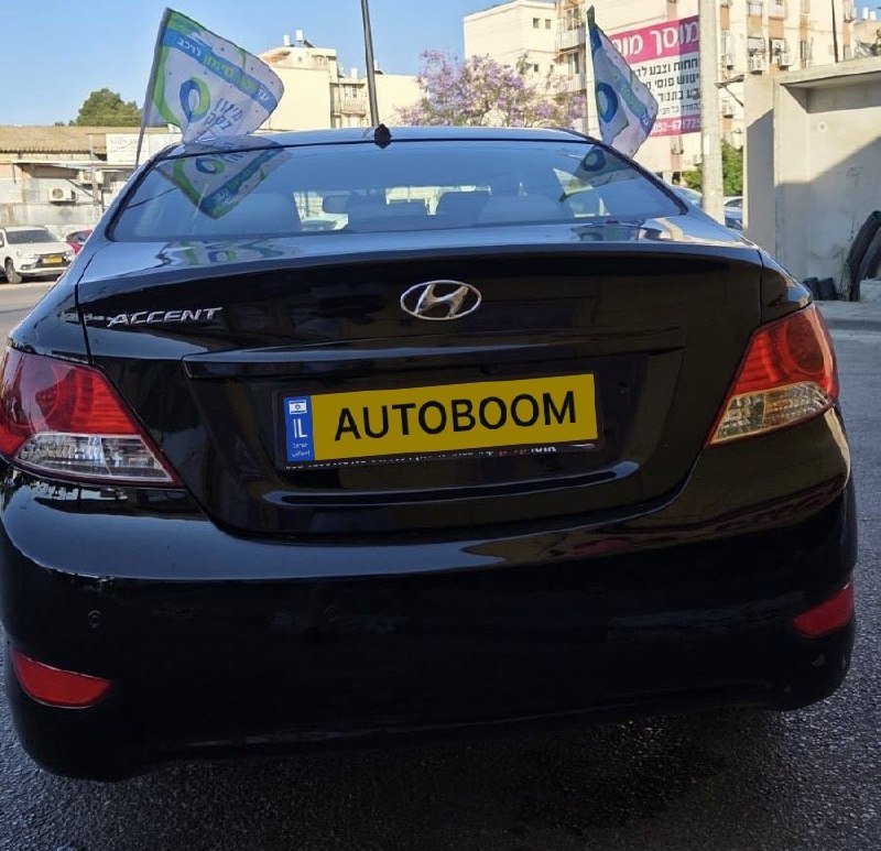 Hyundai i25 2017 Inspire, automatic, black — Tel Aviv, Israel