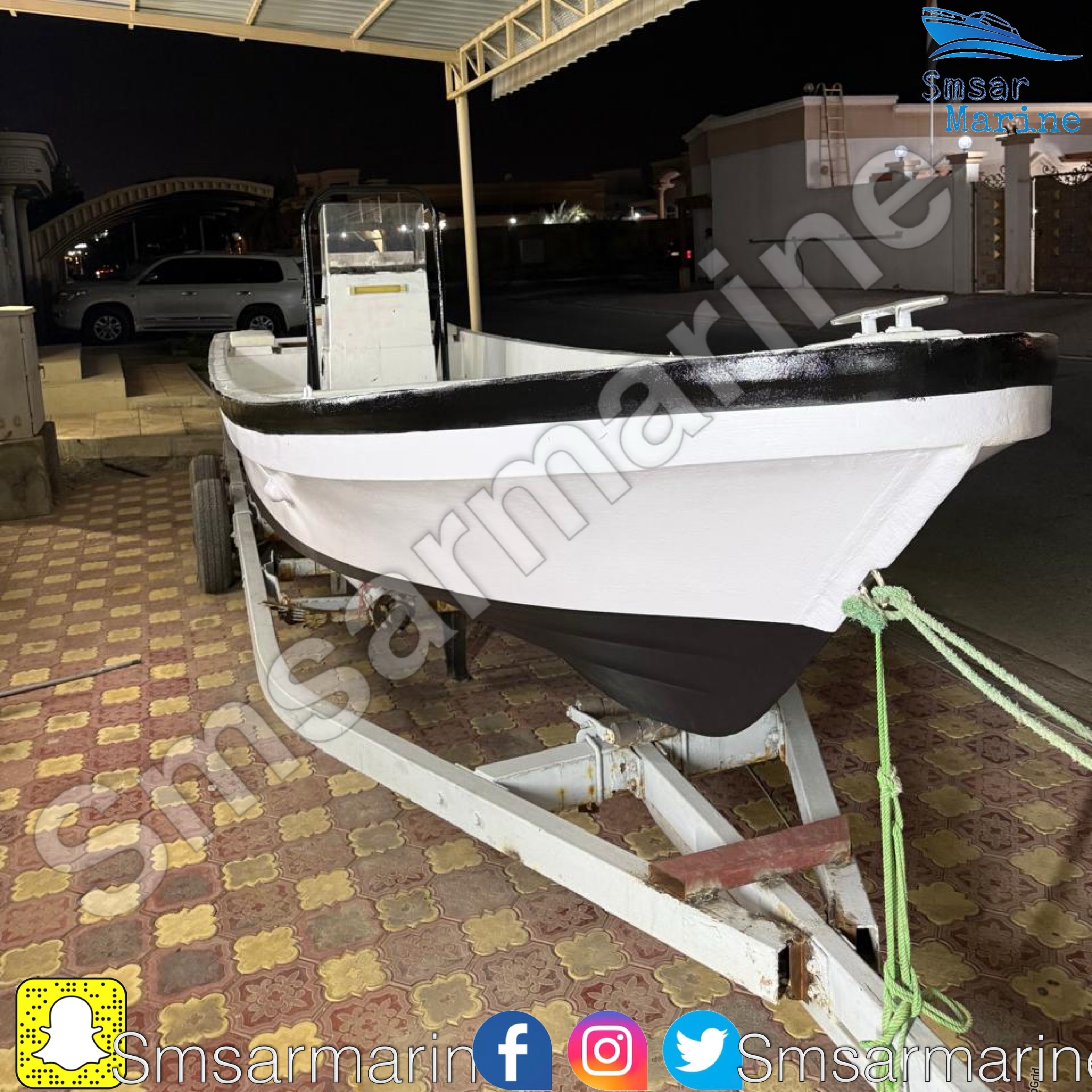 Лодка (Sharjah Marine) 27x7, 7000 AED (вариант 2) — fully serviced — Дубай, ОАЭ