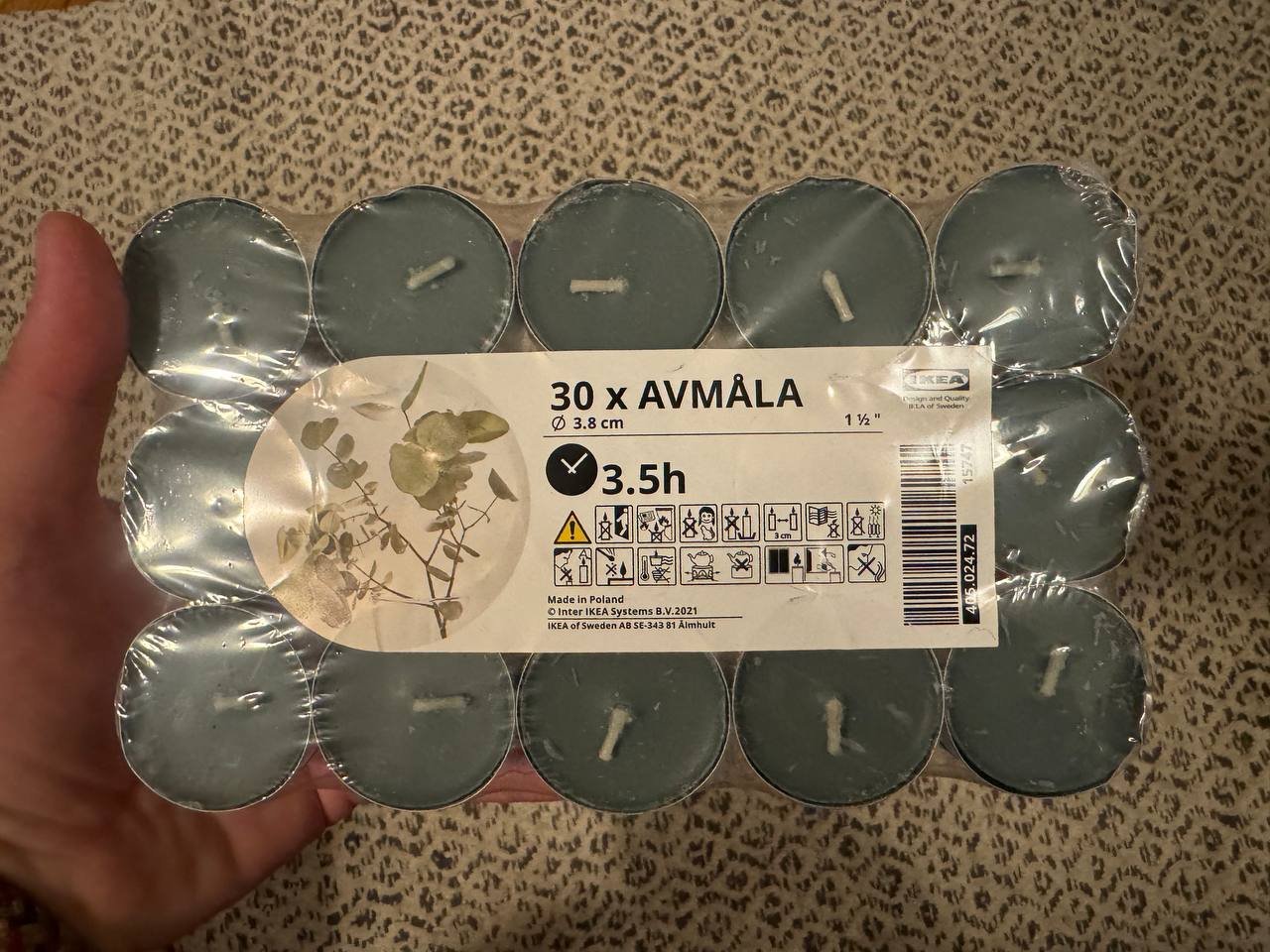 Свечи IKEA 30 шт, 3.8 см, новый набор — Белград, Сербия Свечи IKEA 30 шт, 3.8 см, новый набор — Белград, Сербия