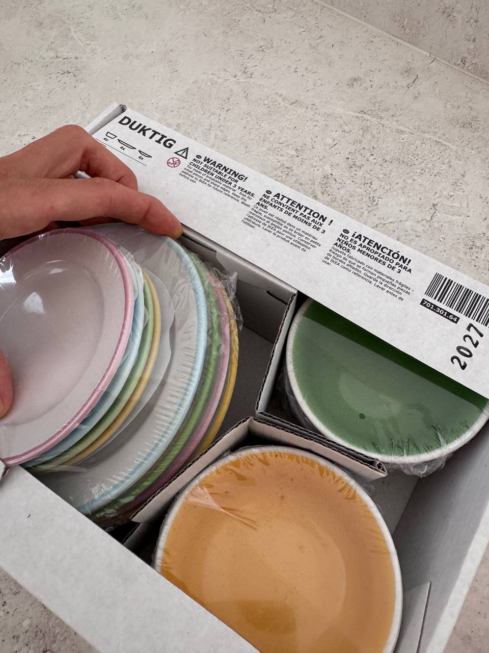 طقم أواني أطفال IKEA DUKTIG (ليس بلاستيك) — new — ليماسول, قبرص