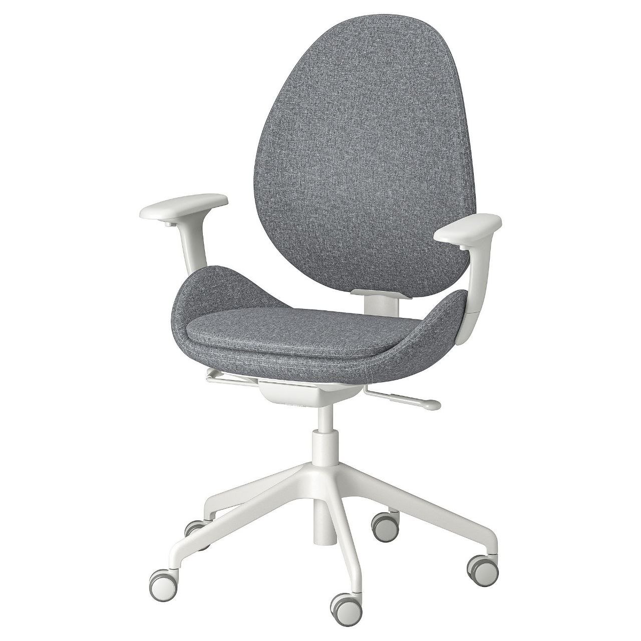 Silla de oficina IKEA HATTEFJÄLL Gunnared gris-blanco — good used — Antalya, Turquía