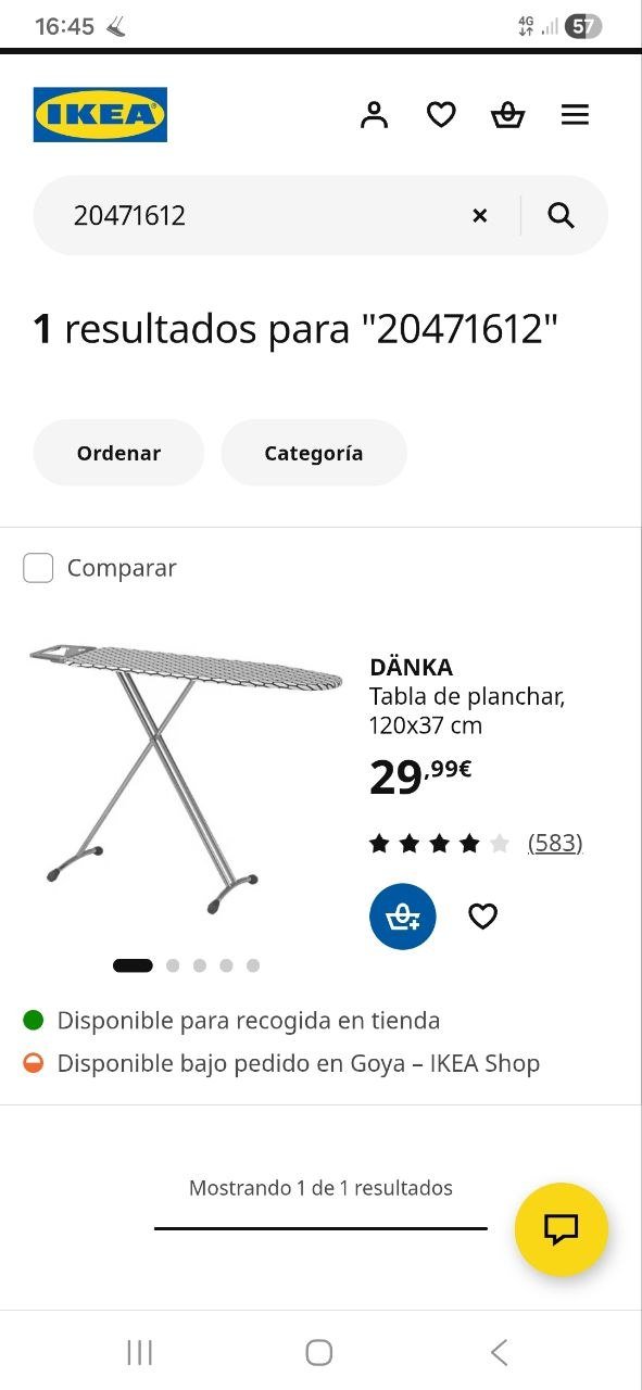 لوح كي IKEA 120×37 سم جديد — إسبانيا لوح كي IKEA 120×37 سم جديد — new — إسبانيا