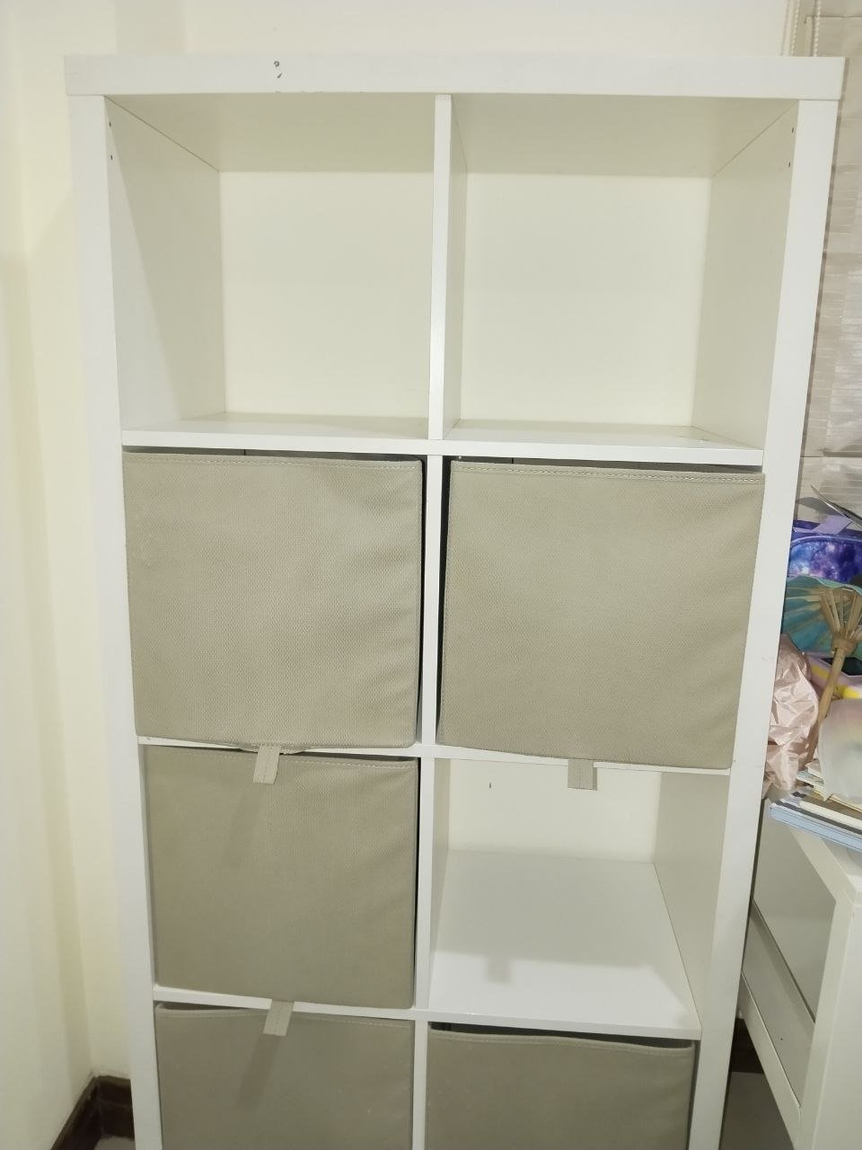 IKEA Kallax стеллажи (4 шт) с коробками, 5000 бат — excellent — Пхукет, Таиланд