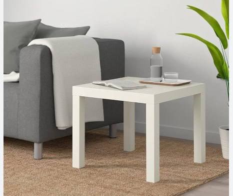 IKEA LACK white side table 55x55 cm — good — Dubai, UAE