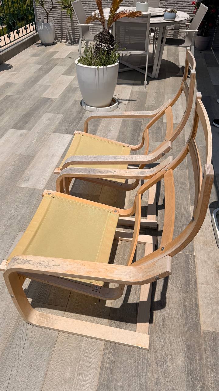 Sillas IKEA POÄNG (2 uds) para pintar — used — Limasol, Chipre