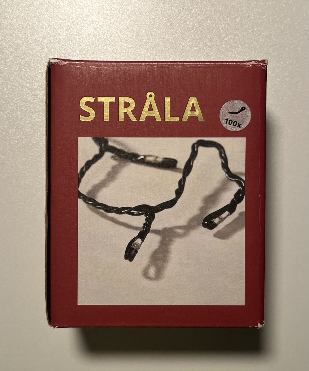 إكليل إضاءة LED من IKEA STRÁLA 100x (100 لمبة) — new — نوفي ساد, صربيا