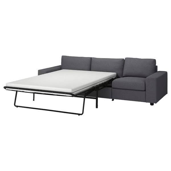 كنبة سرير IKEA VIMLE 3 مقاعد رمادي — excellent — إسبانيا