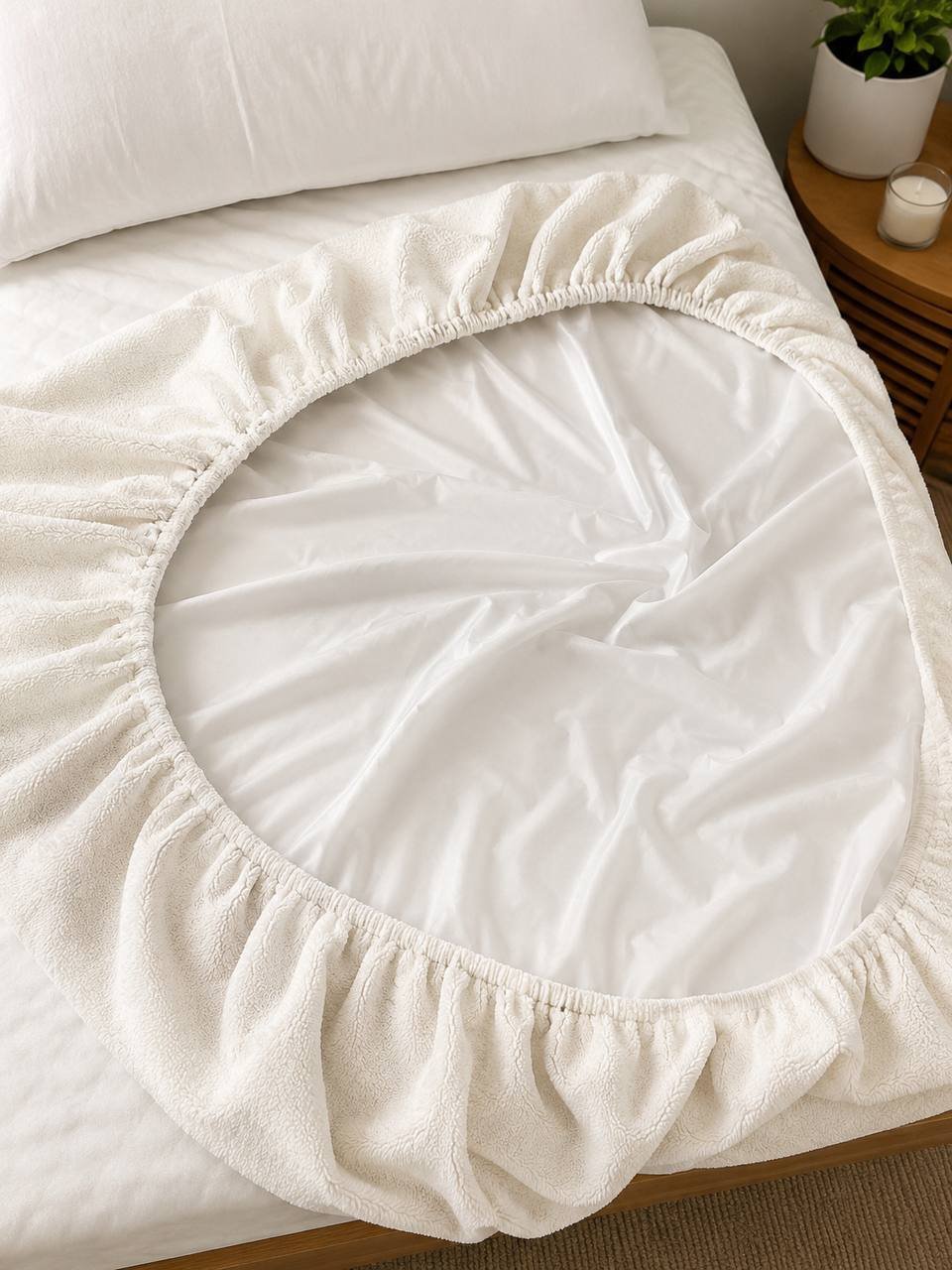 IKEA waterproof fitted sheet 180x200 — Tbilisi, Georgia IKEA waterproof fitted sheet 180x200 — used_with_stains — Tbilisi, Georgia