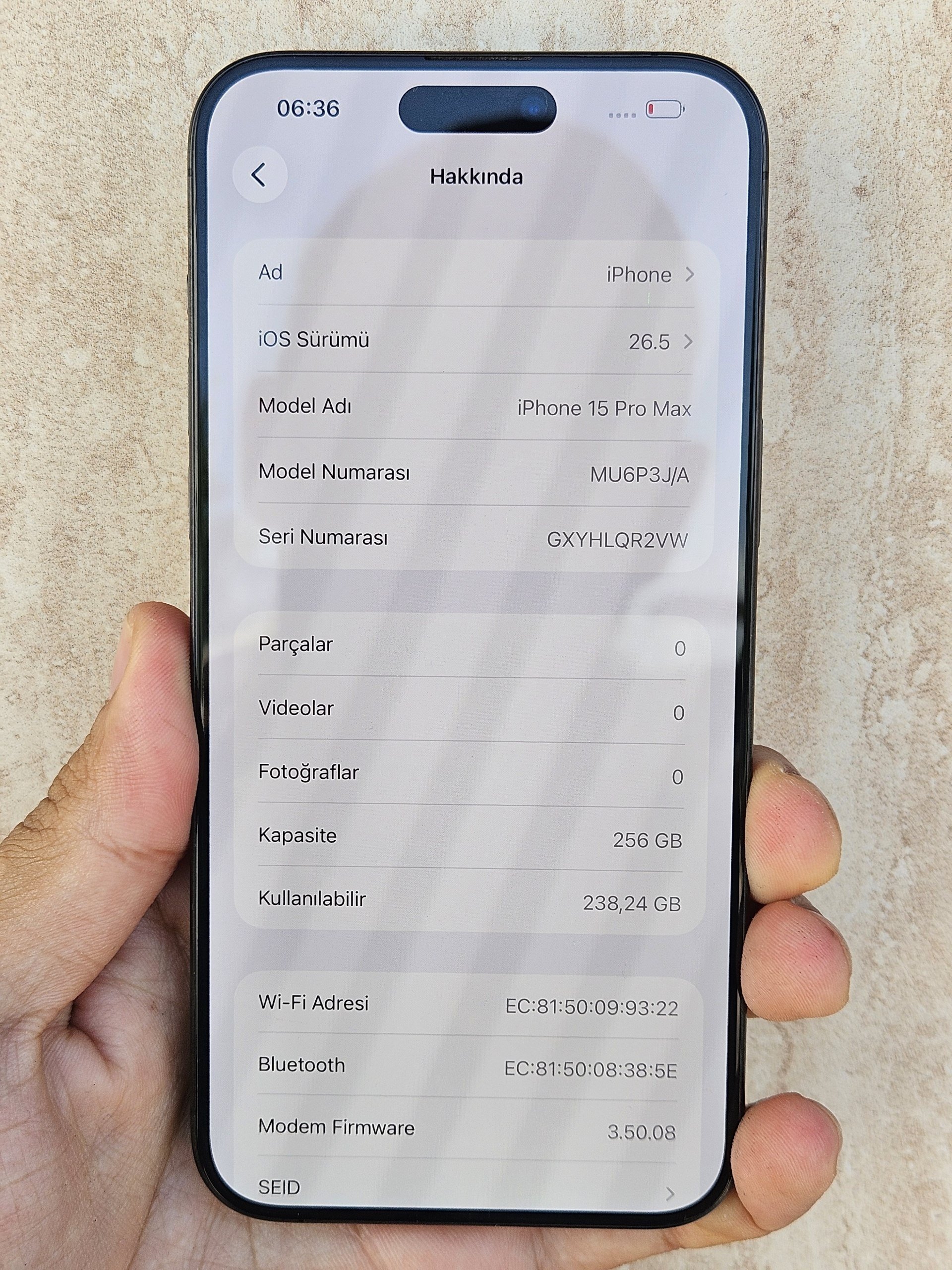 iPhone 15 Pro Max 256GB Black Titanium, 98% батарея — Стамбул, Турция iPhone 15 Pro Max 256GB Black Titanium, 98% батарея — Стамбул, Турция
