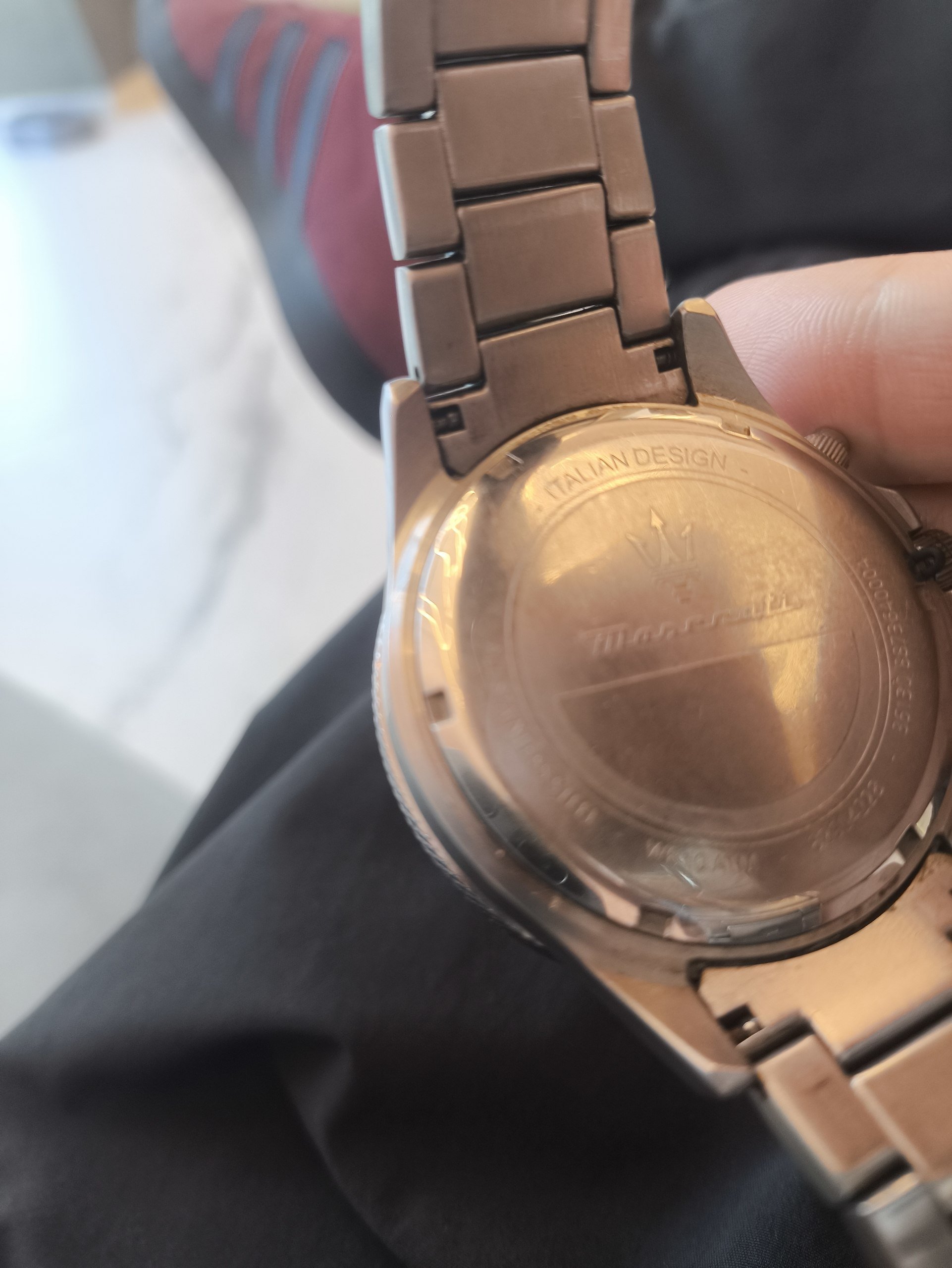 Italian Design watch (back case) — Limassol, Cyprus Italian Design watch (back case) — unknown — Limassol, Cyprus