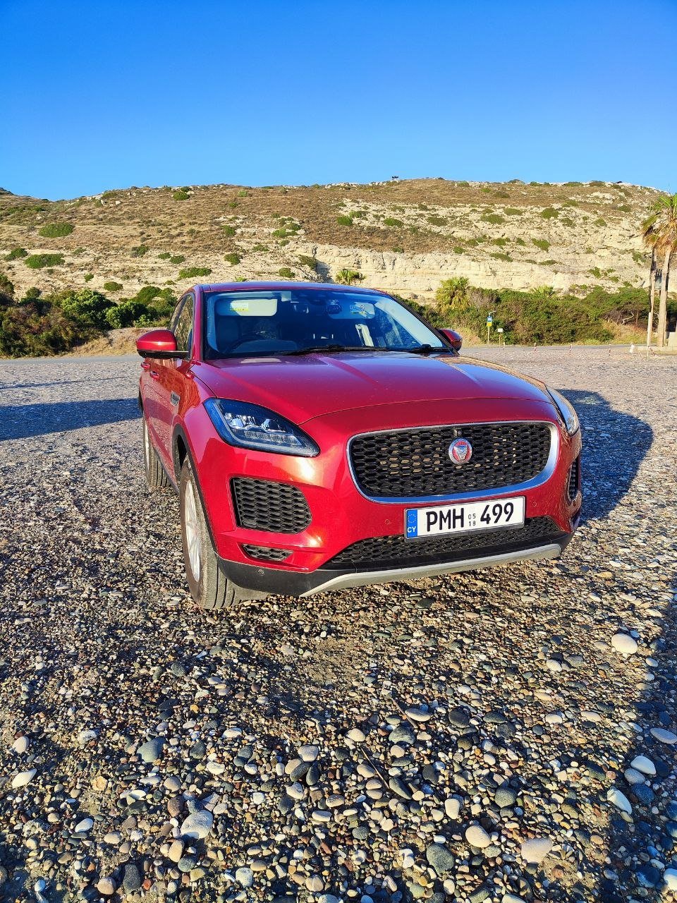 Jaguar E-Pace 2018 красный 2.0 дизель автомат — Лимасол, Кипр