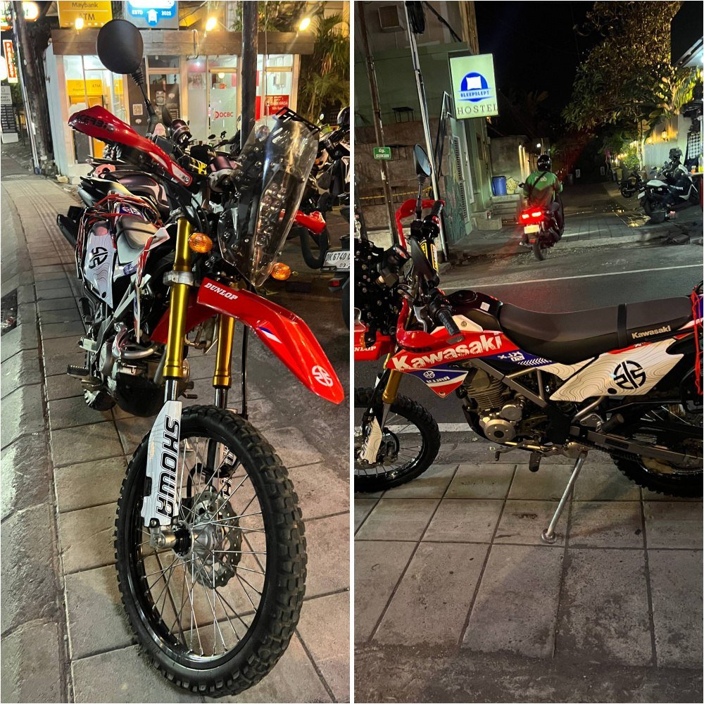 دراجة نارية كاواساكي KLX 150 — بالي, إندونيسيا