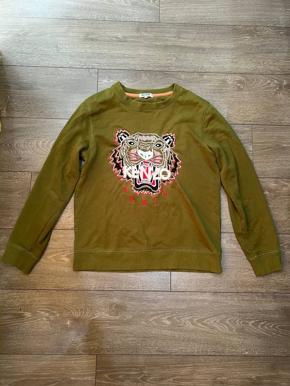 سويتشيرت Kenzo Tiger أخضر مقاس M — 10/10 — تبليسي, جورجيا