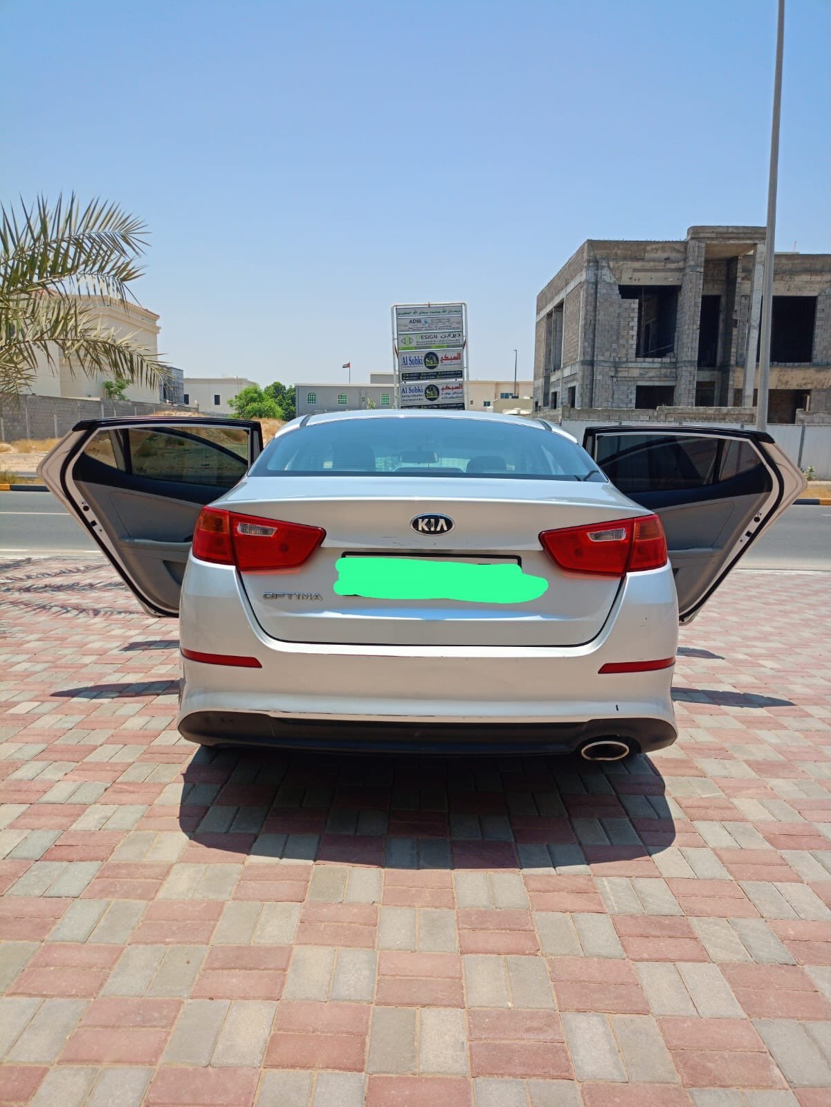 كيا أوبتيما 2014 فضي، 12500 درهم — عجمان, الإمارات