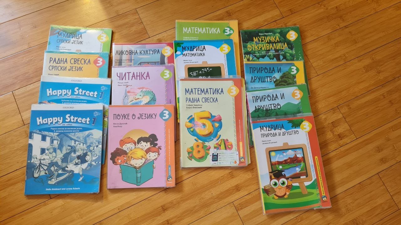 Kids math textbooks grade 3 (free) — Novi Sad, Serbia