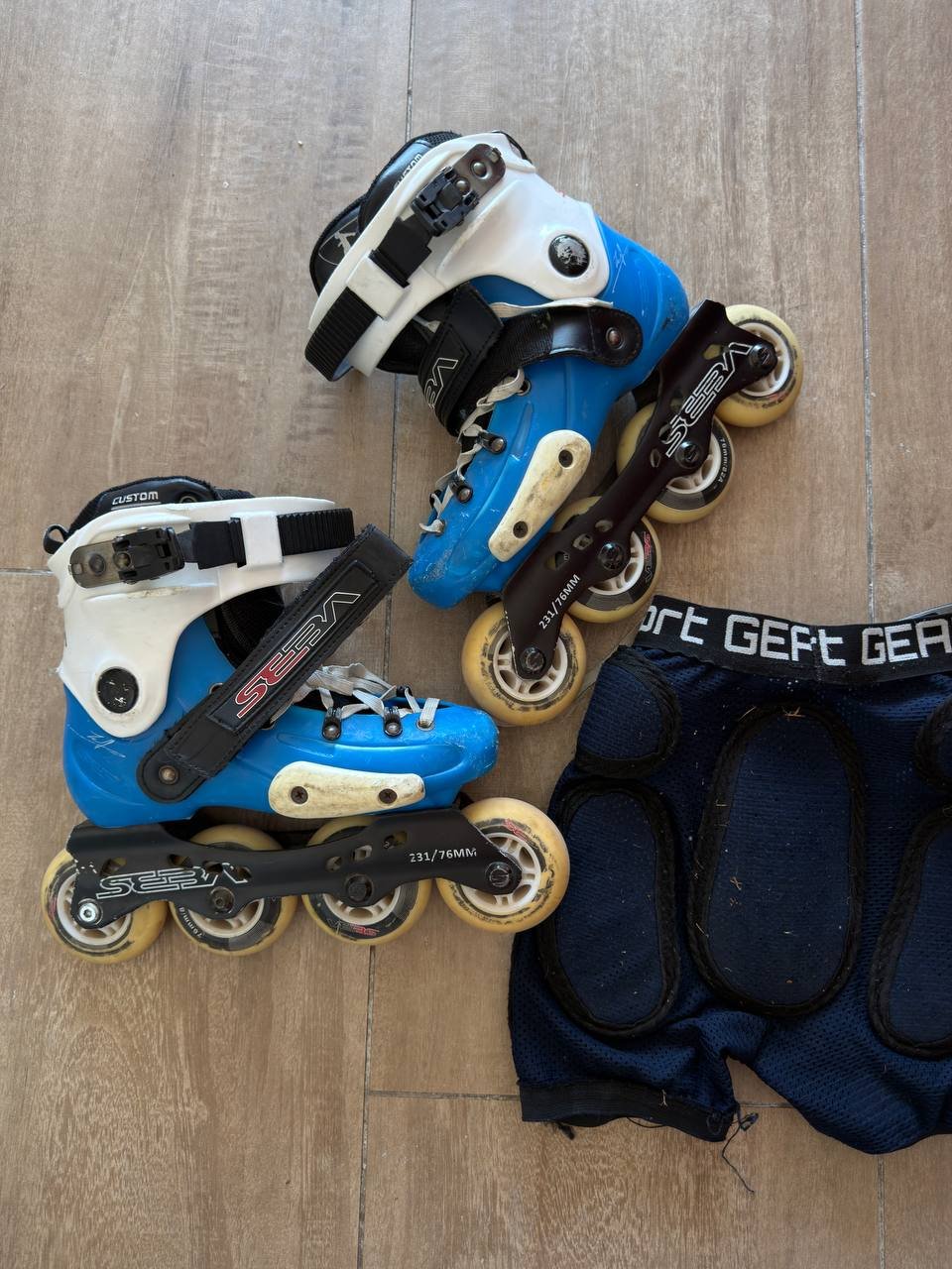 Kids roller skates SEBA Junior / SEBA Trix Junior Blue 231 mm — new — Alanya, Turkey
