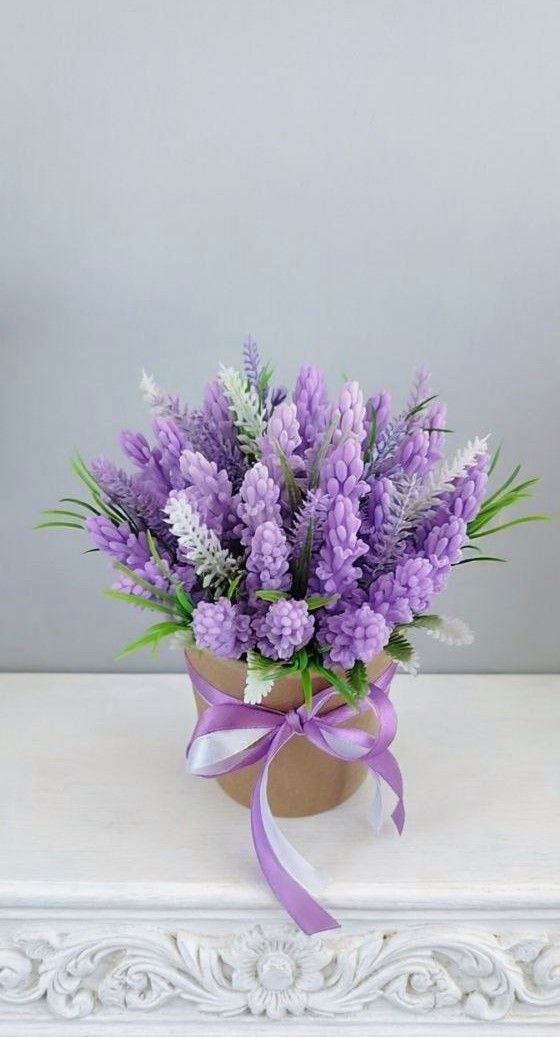 Lavender soap bouquets, 1000 RUB — Moscow, Russia