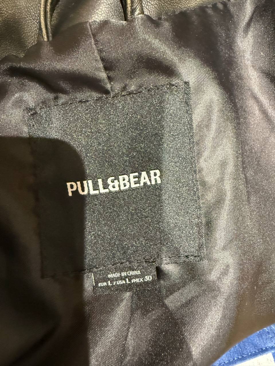 Кожаная куртка PULL&BEAR L, 500 динар — отличное — Белград, Сербия