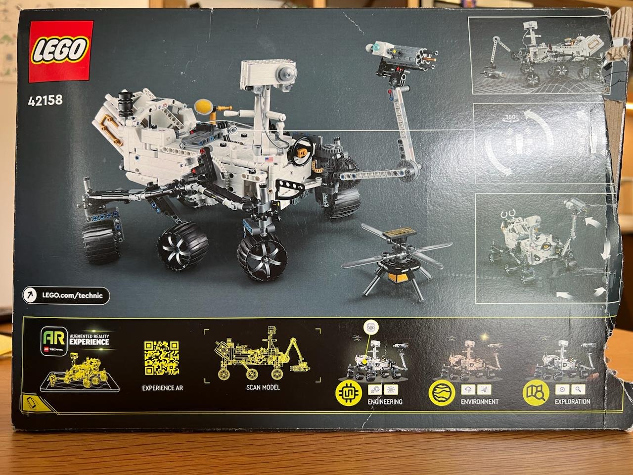 LEGO Technic NASA Mars Perseverance Rover 42158 — used — Tbilisi, Georgia