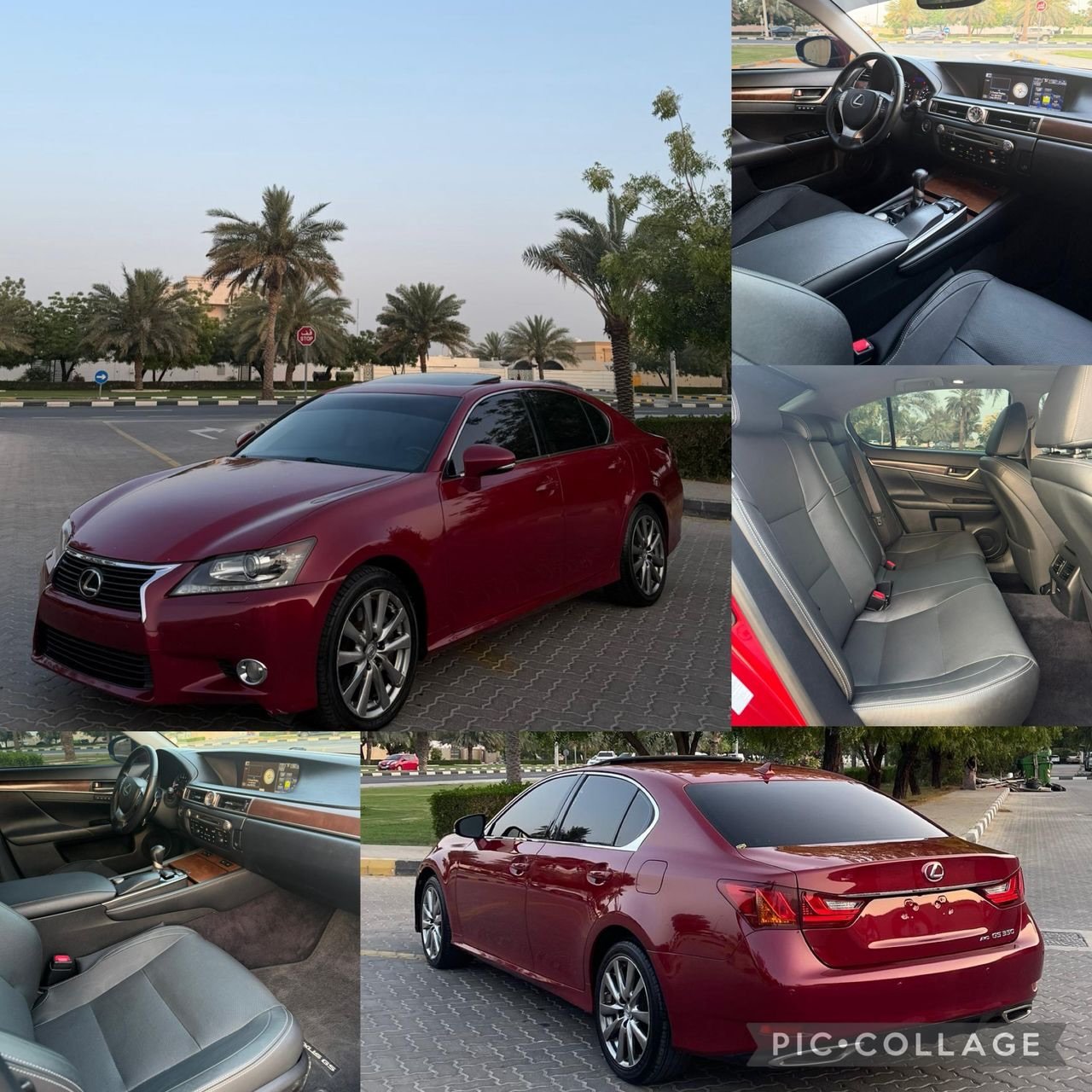 Lexus GS 350 2013 красный — Шарджа, ОАЭ