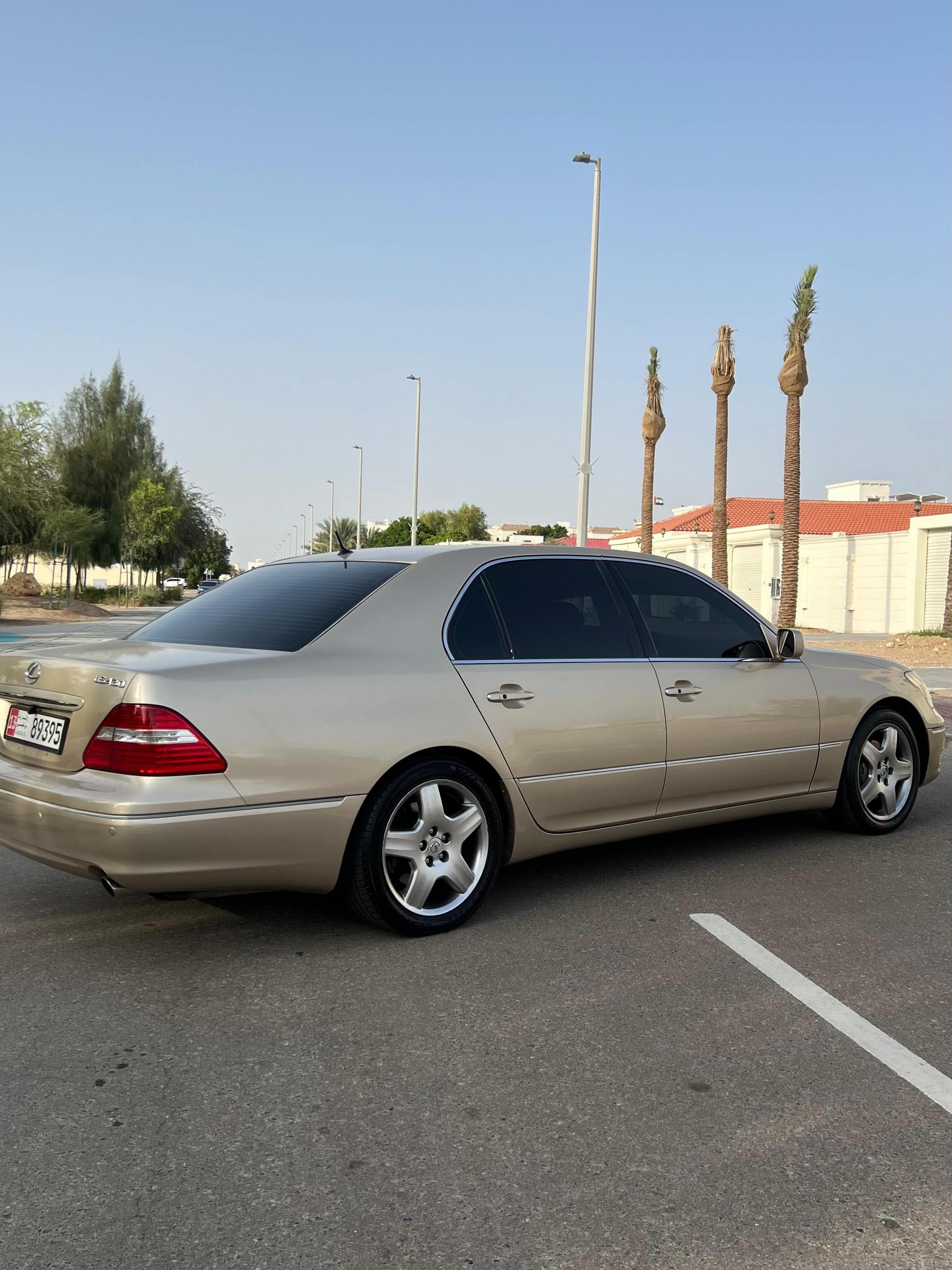 Lexus LS 430 2005 бежевый — ready for inspection — Дубай, ОАЭ