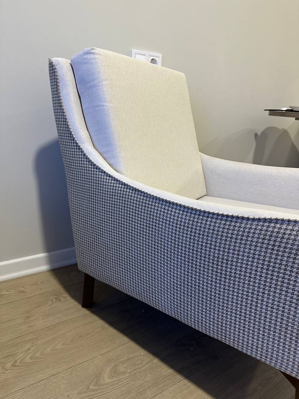 Light-colored armchair with high backrest — Batumi, Georgia