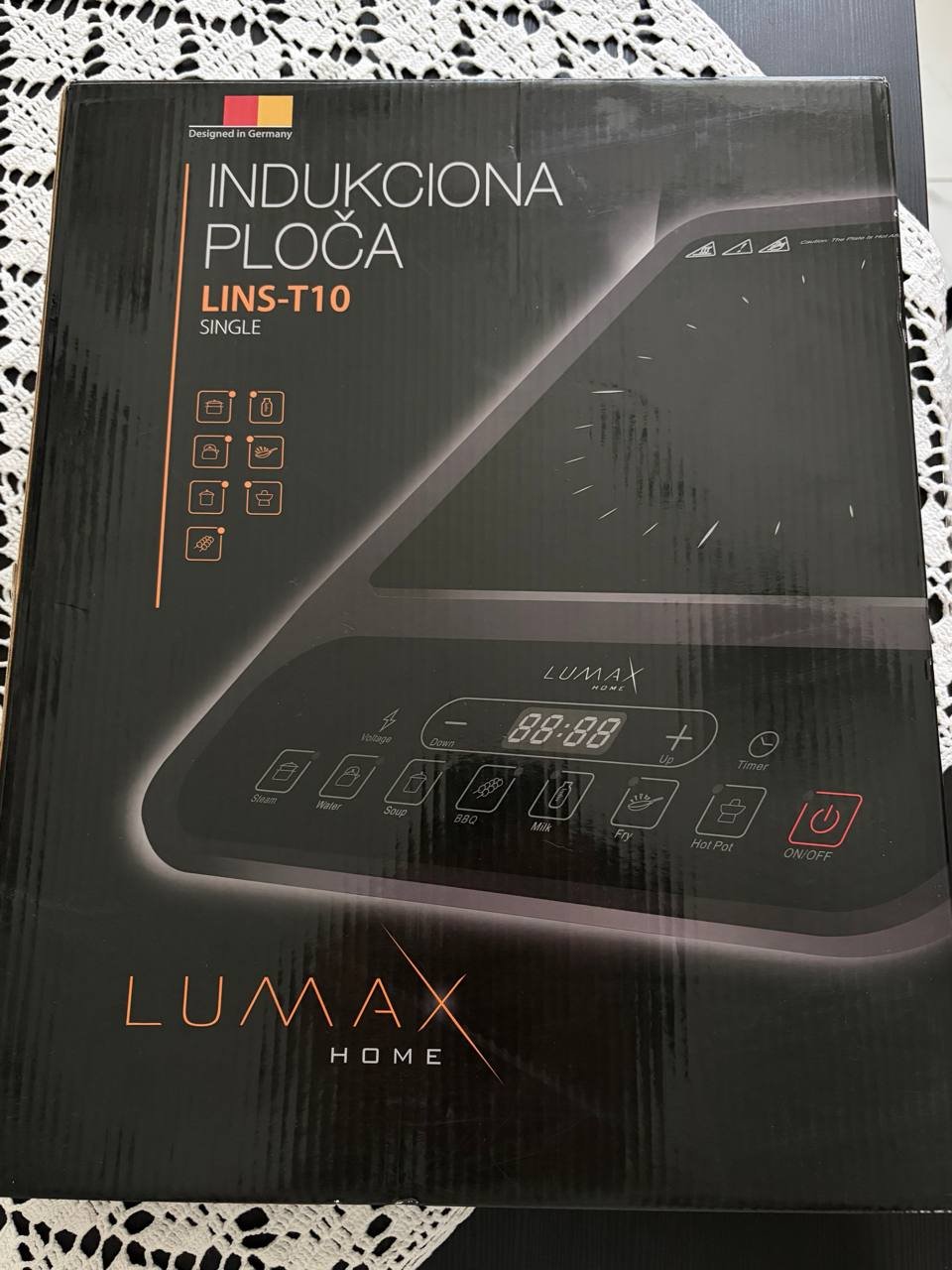 Индукционная плита Lumax LINS-T10 (1 конфорка) — Нови Сад, Сербия
