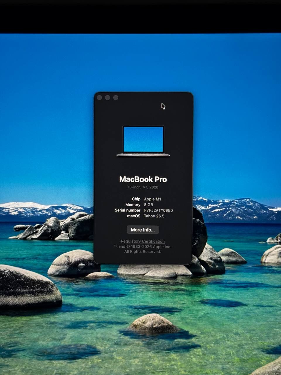 MacBook Pro 13.3 M1 8/256 ГБ 2020 — Дананг, Вьетнам MacBook Pro 13.3 M1 8/256 ГБ 2020 — б/у — Дананг, Вьетнам