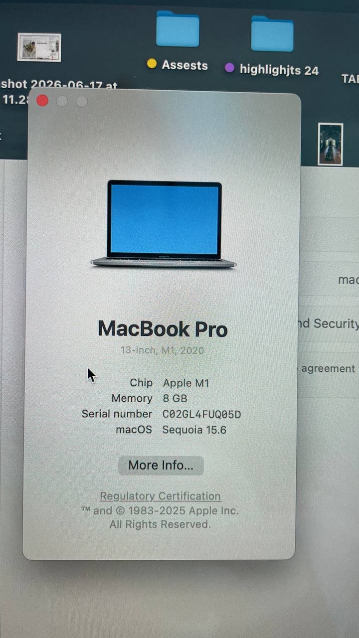 MacBook Pro 13 M1 2020 8GB — Dubai, UAE MacBook Pro 13 M1 2020 8GB — Dubai, UAE