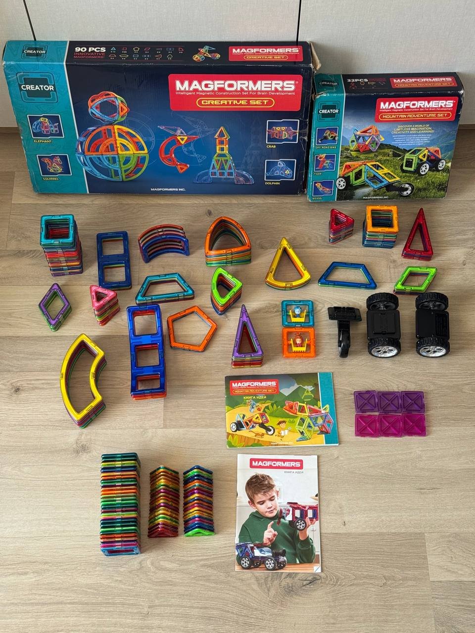 Constructor Magformers: 90 y 32 piezas + bono 60, Fixies — Limasol, Chipre