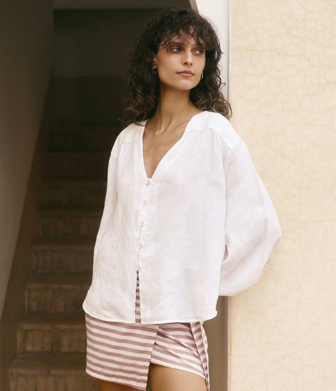 Manebi linen shirts (2 pcs), oversized M-L — Dubai, UAE