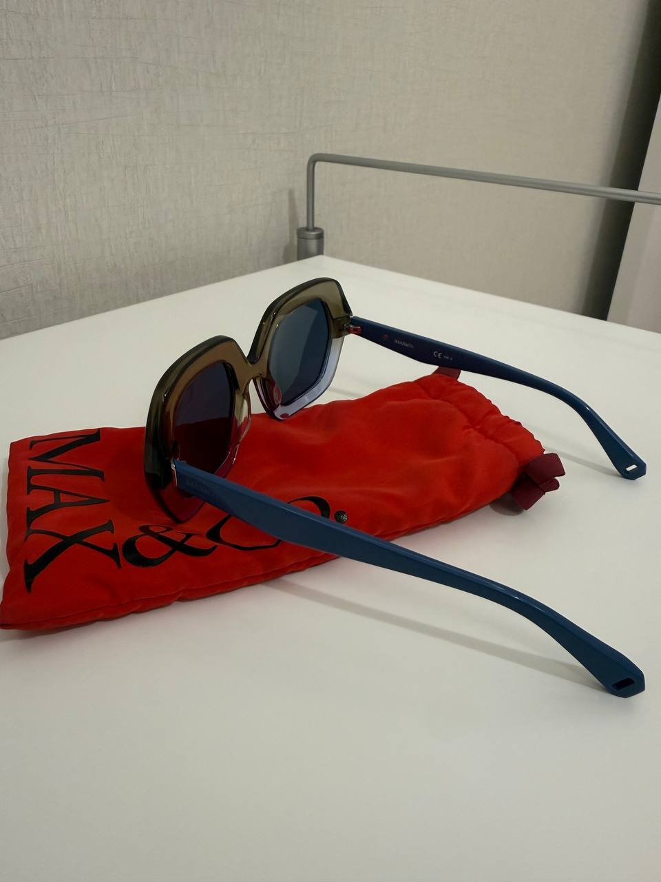 Max&Co sunglasses with blue lenses — used — Limassol, Cyprus
