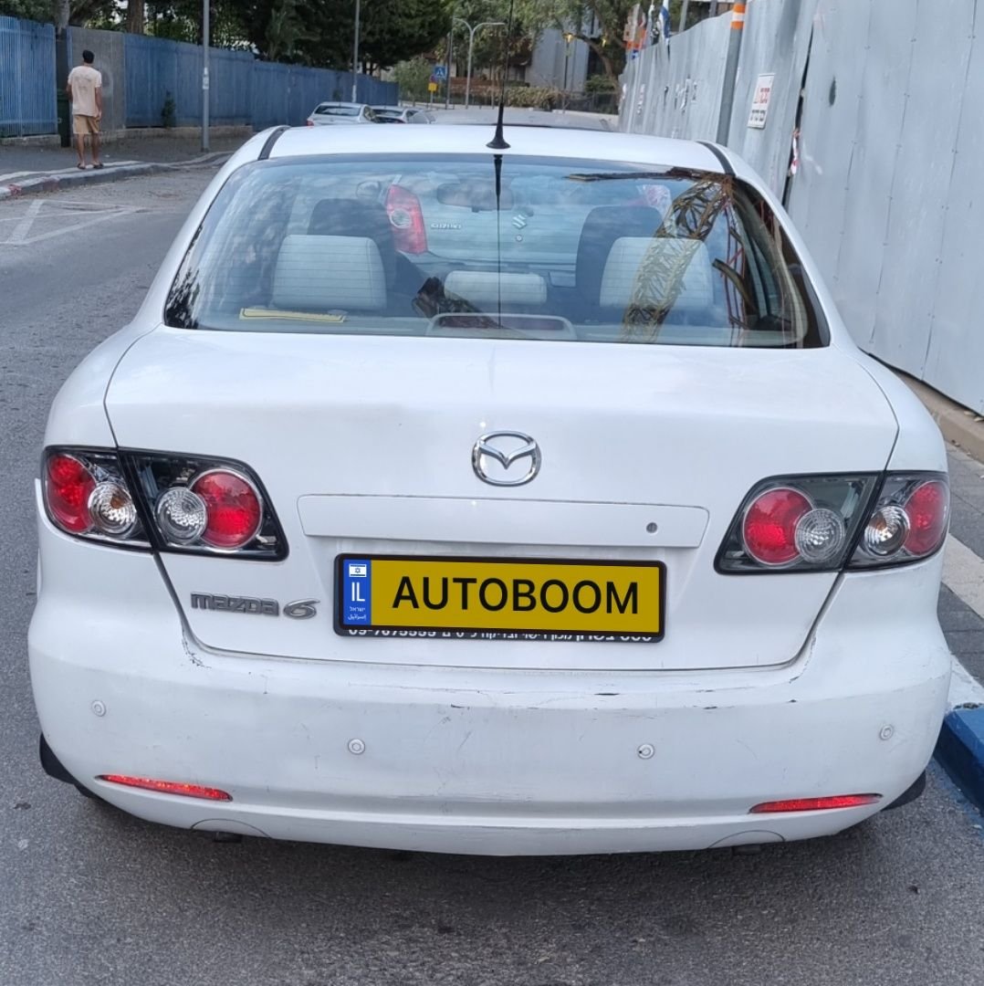 Mazda 6 2008 white Executive automatic — Petah Tikva, Israel