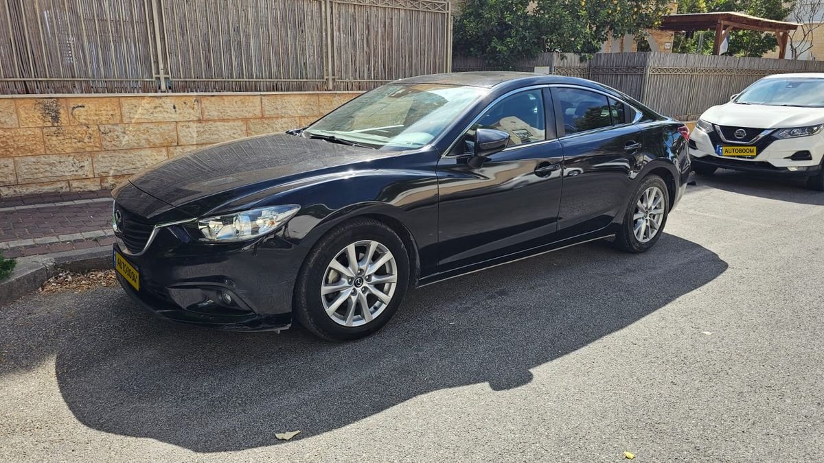 Mazda 6 2015 black sedan Luxury — Tel Aviv, Israel
