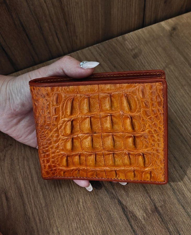Men's wallet made of Siamese crocodile leather Viet Phong — new — Moscow, Russia