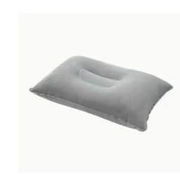 Mini inflatable pillow 22x34 cm, gray, new — new — Batumi, Georgia