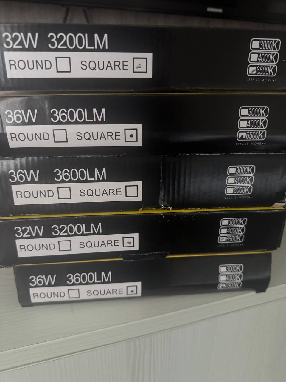 MINIA LED panel lights (7 pcs) for 60 GEL — Batumi, Georgia