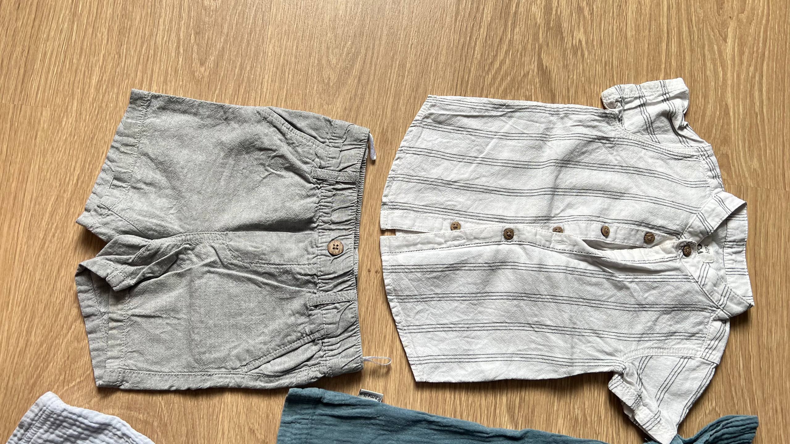 Muslin clothes bundle 80-86 for boys — new and good condition — Saint Petersburg, Russia