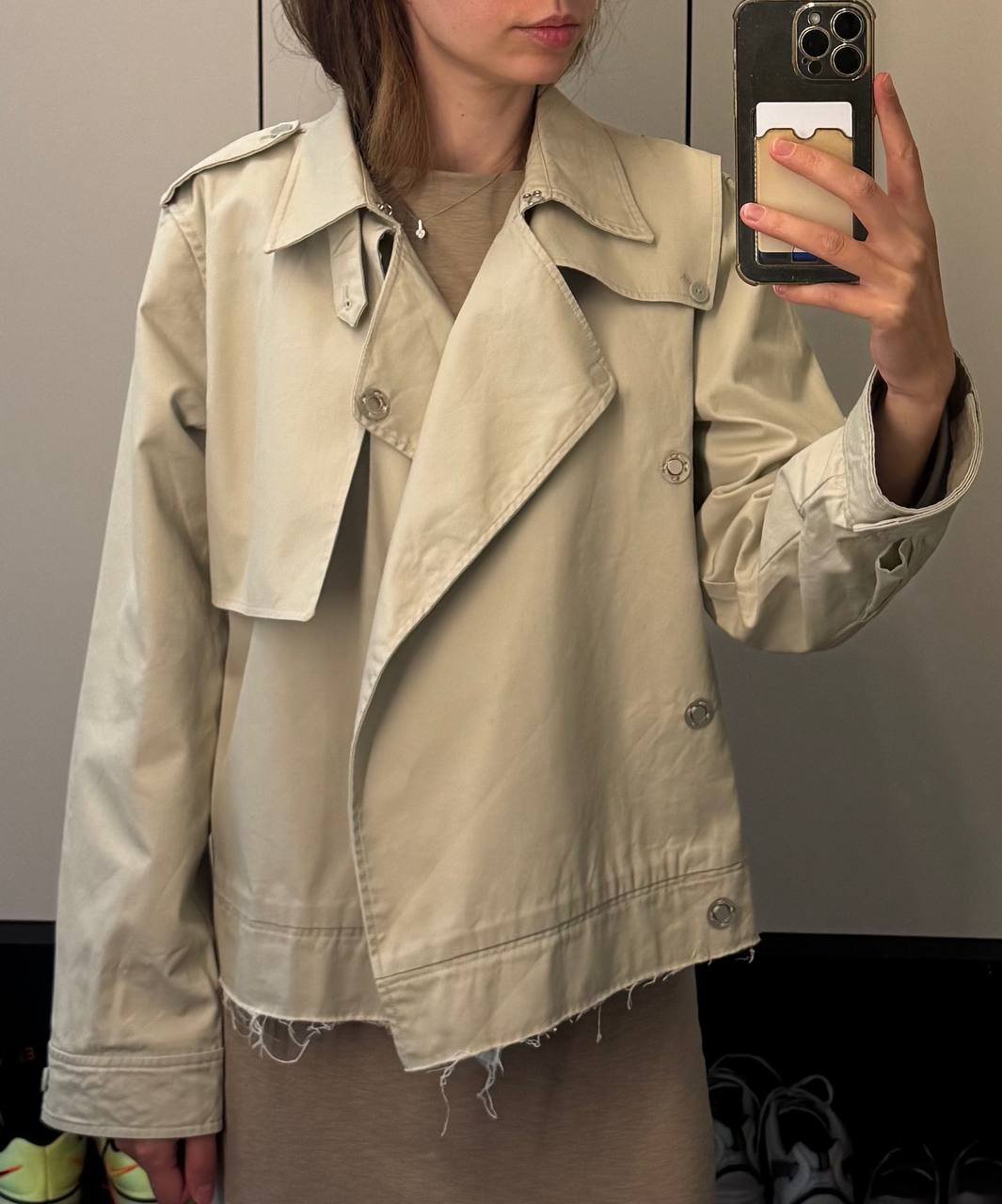 Muted trench coat size XS — Moscow, Russia Muted trench coat size XS — Moscow, Russia