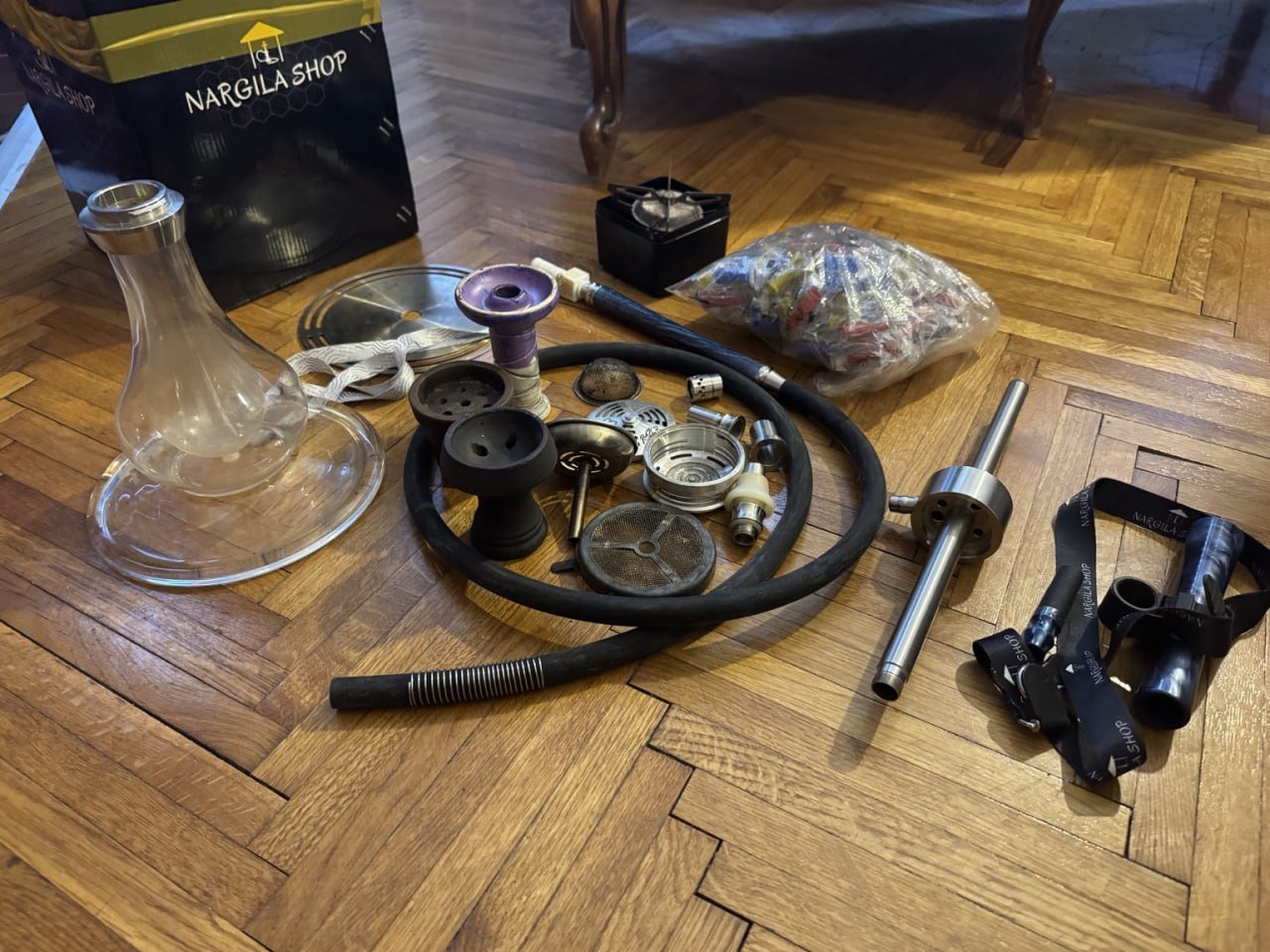Nargila Shop hookah set (full kit) — good — Belgrade, Serbia