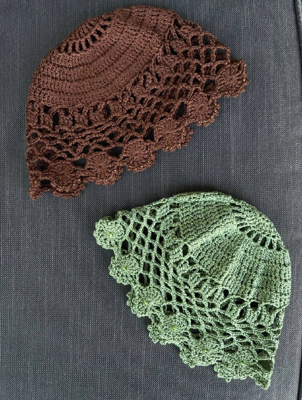 New crochet beanies (mesh and lacy) — Novi Sad, Serbia New crochet beanies (mesh and lacy) — new — Novi Sad, Serbia