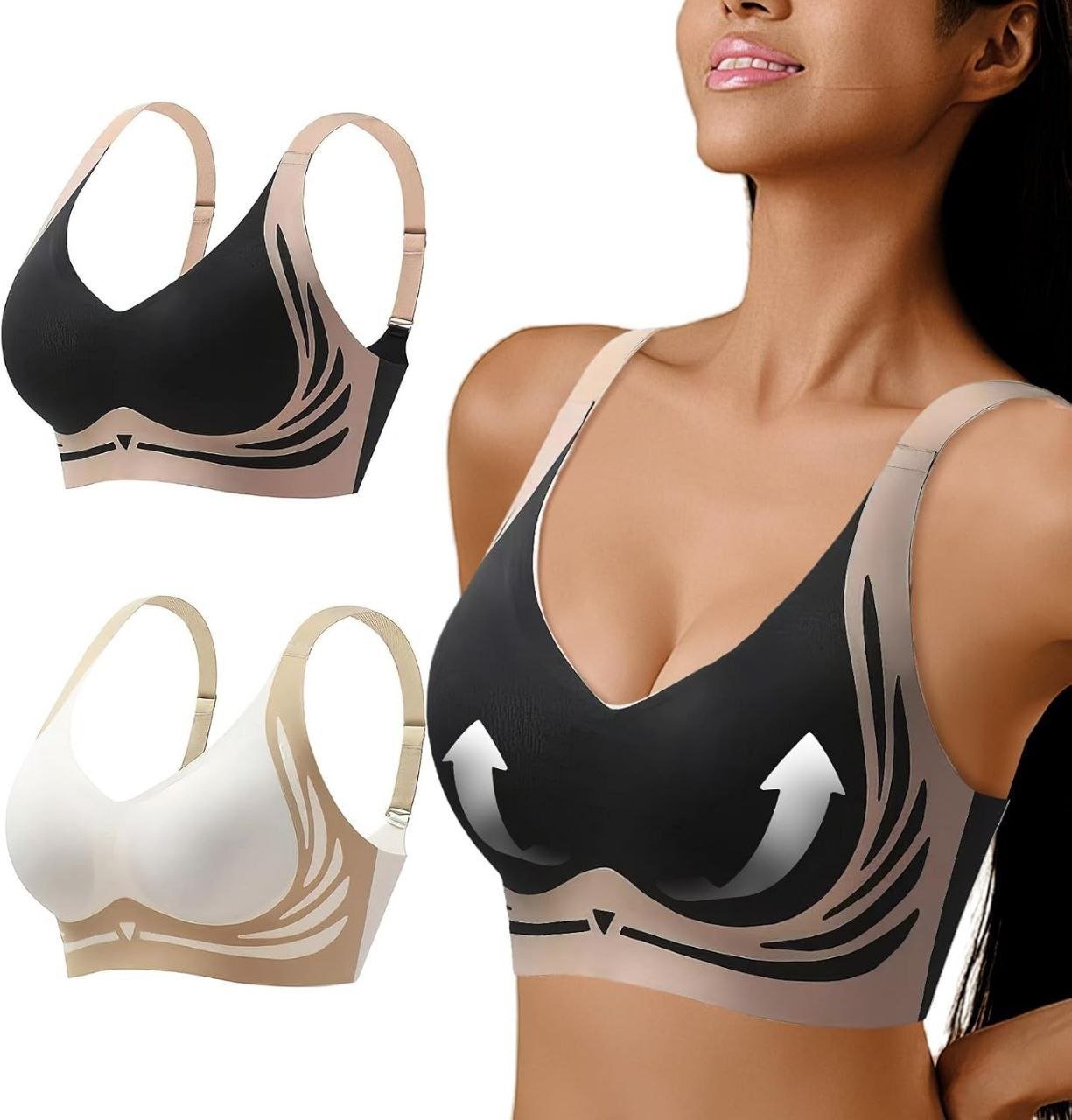 Bras sin costuras nuevos, talla L (1 o 3) — Limasol, Chipre