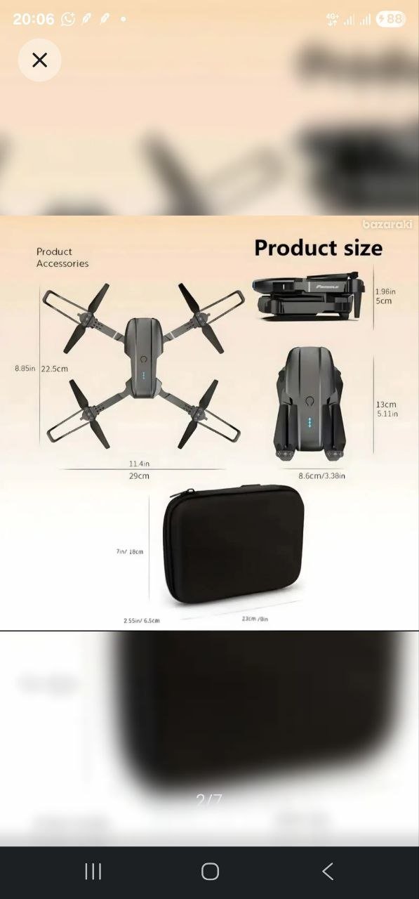 Drone ninja para principiantes, 2 baterías, side flip, 45€ — Pafos, Chipre Drone ninja para principiantes, 2 baterías, side flip, 45€ — Nuevo — Pafos, Chipre