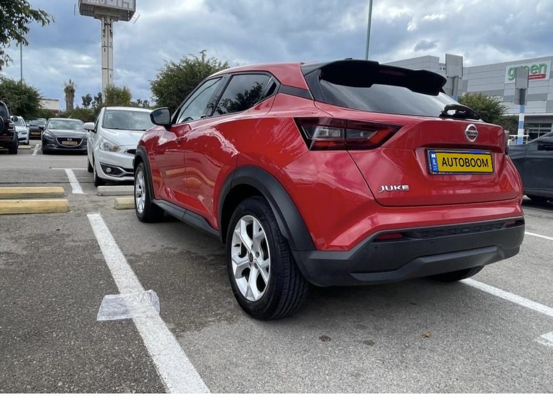 Nissan Juke 2020 red Acenta-Tech — Tel Aviv, Israel