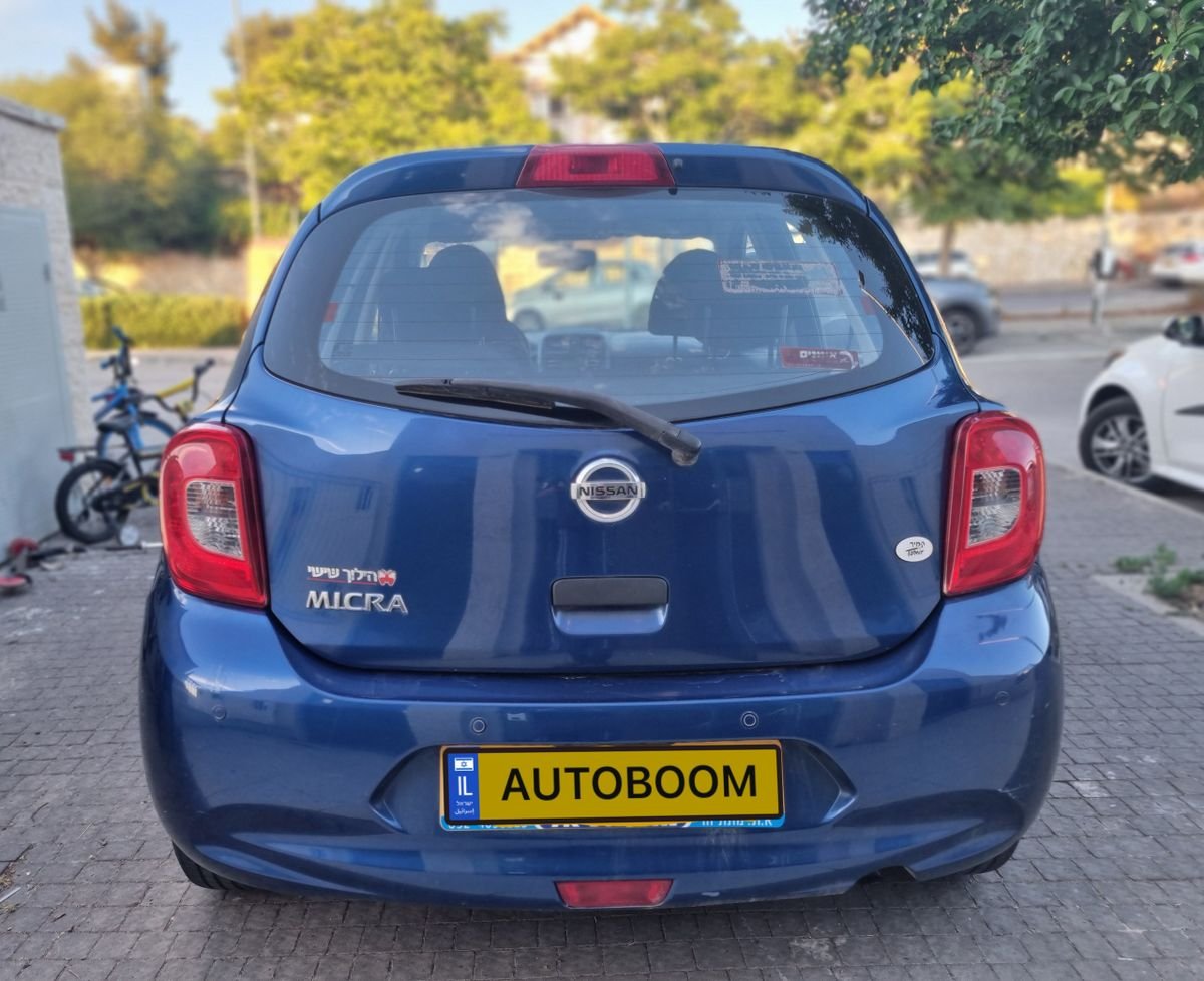 Nissan Micra 2017 blue manual — Tel Aviv, Israel
